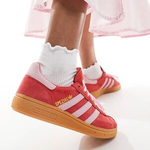 RARE - Adidas Spezial Red and Pink Suede Sneakers